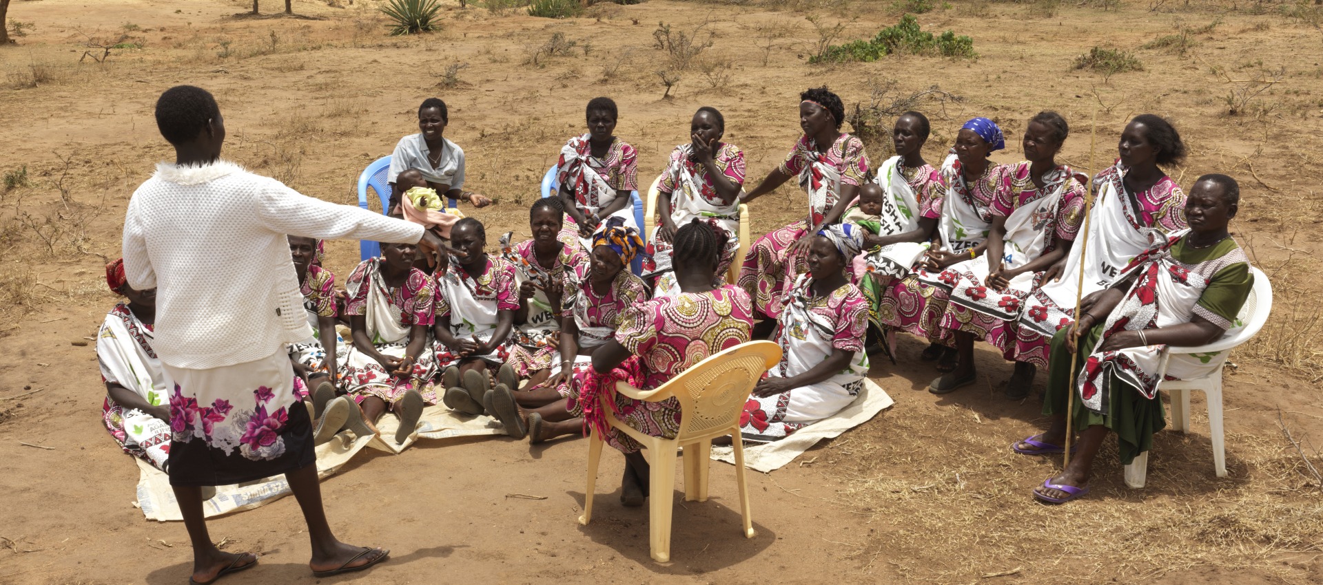 Rosina leads the mother-to-mother support group in her community, which has been hit by prolonged, severe drought in recent years.