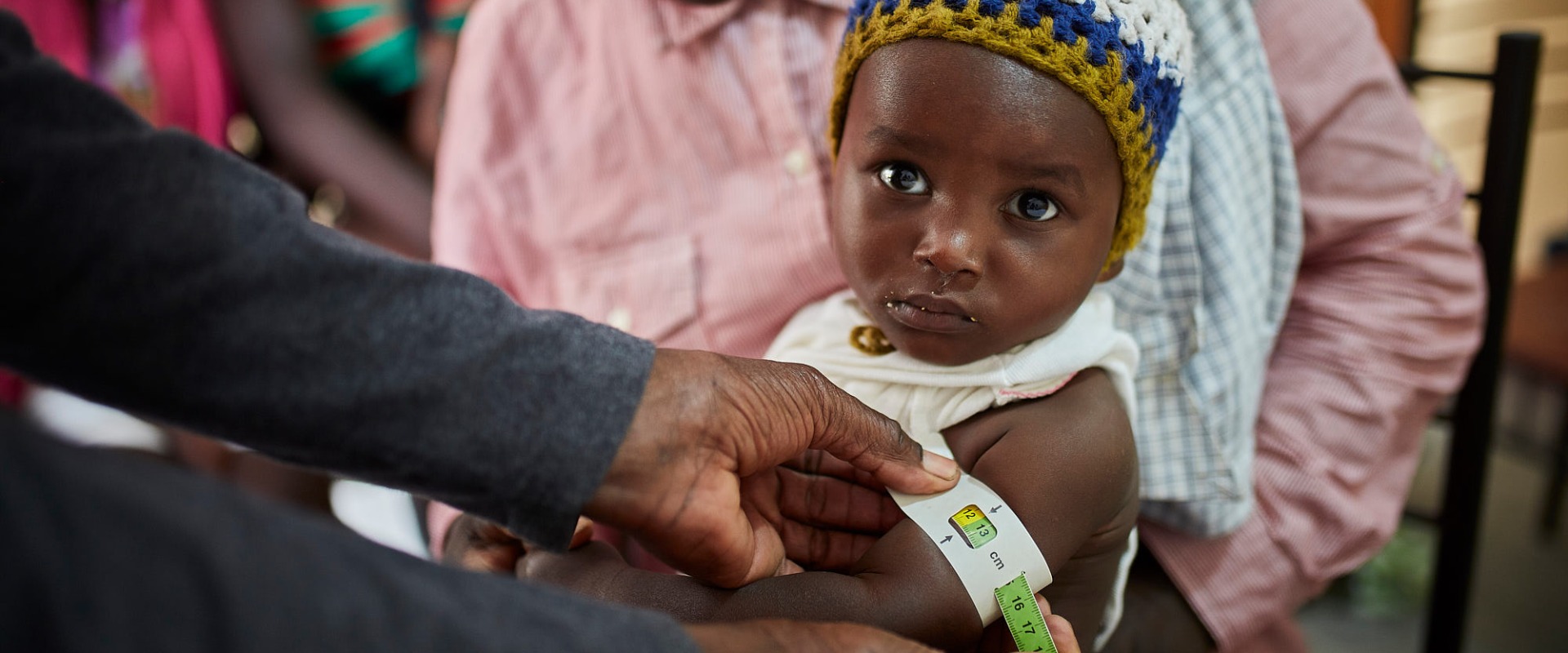 Measuring a child’s mid-upper arm circumference with a color-coded, graduated band is a cheap and simple way to detect undernutrition.